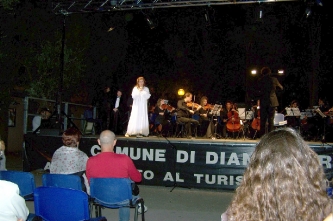 21. The final scene from the opera «Traviata» of G, Verdi (Italy,Diano Marina,2013)