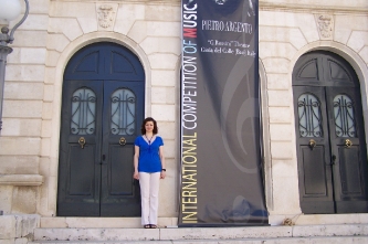 2. In front of the Rossini Theatre. Competition Pietro Argento (Italy, Gioia del Colle, 2011).